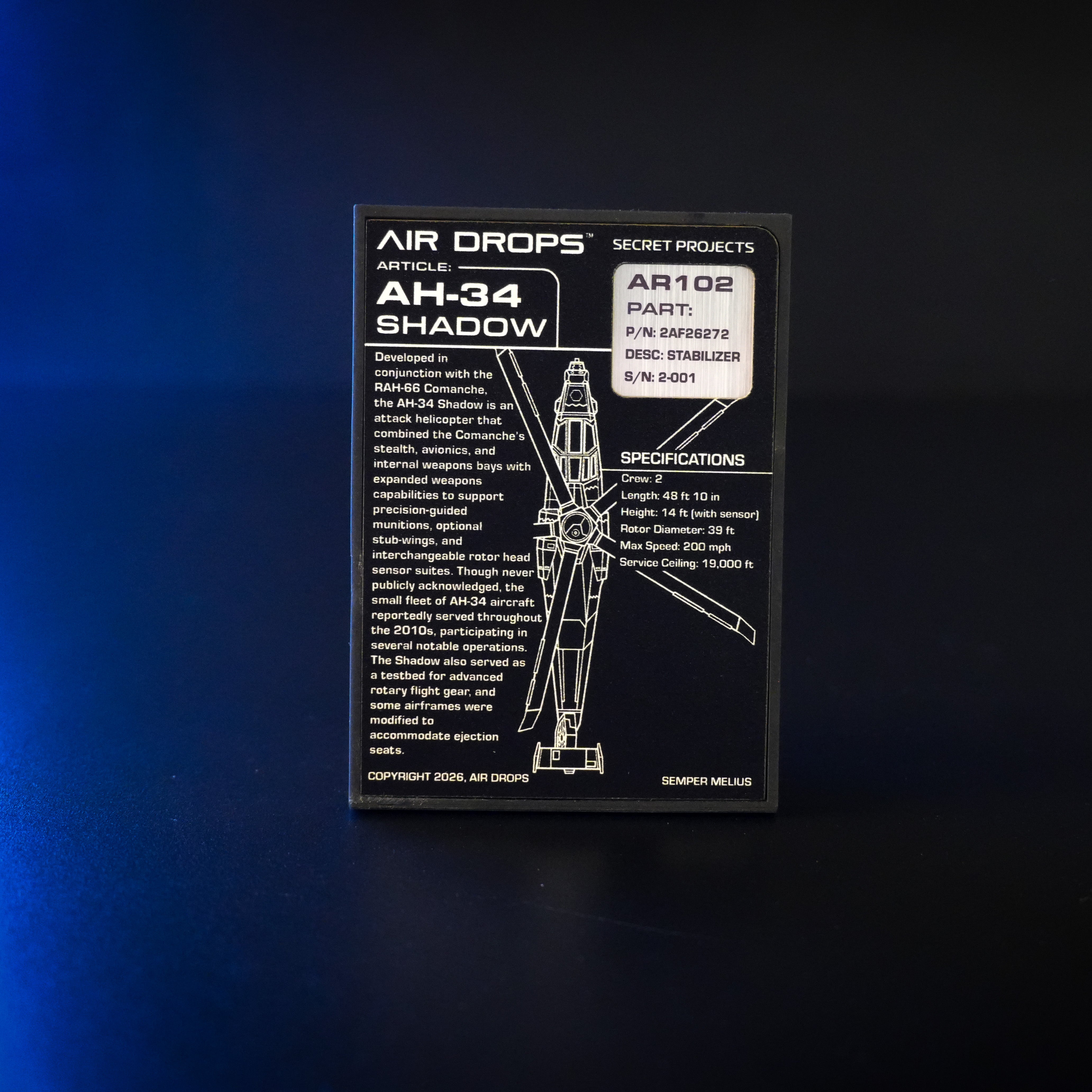 Secret Projects AR102: AH-34 Shadow